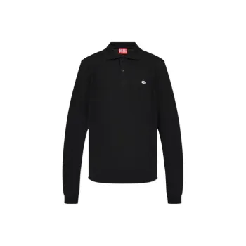 DIESEL T Rejust Ls Doval Pj Logo Patch Polo Shirt