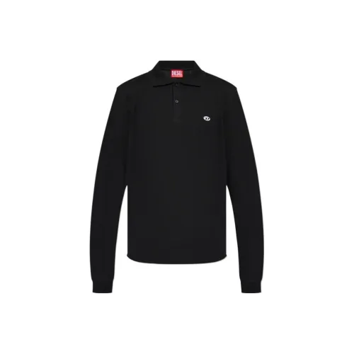DIESEL T Rejust Ls Doval Pj Logo Patch Polo Shirt