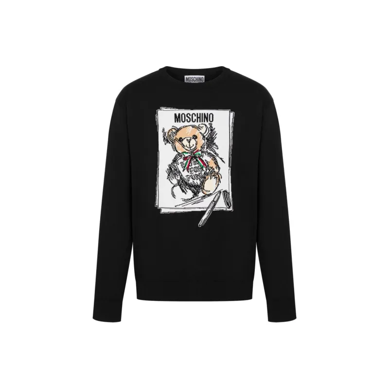 MOSCHINO Teddy Bear Printed Sweatshirt-0