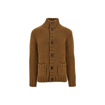Ferragamo High-neck Cardigan