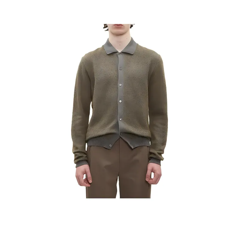 LA GARCONNE SS24 Knitwear Men's Khaki Green-0