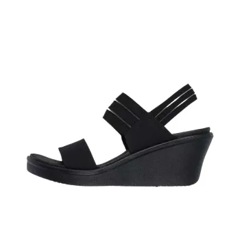 Skechers Rumble On Night Flirt One Strap Sandals Women's Black