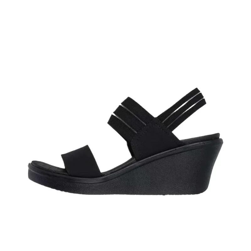 Skechers Rumble On Night Flirt One Strap Sandals Women's Black-0