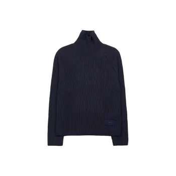 AMIPARIS Paris High Neck Ribbed Jumper