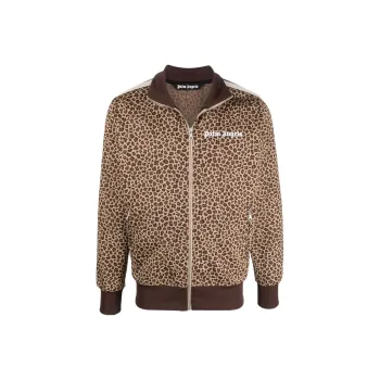PALM ANGELS Leopard Track Jacket