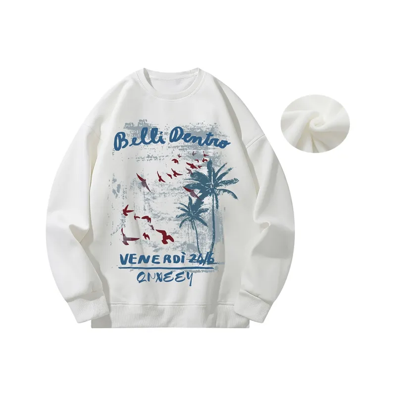 Qnxeey Sweatshirts Unisex-7