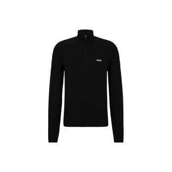 HUGO BOSS Half Zip Knitted Jumper