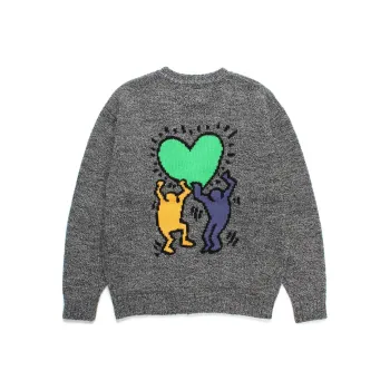 WACKO MARIA x ·/Keith Haring FW24 Sweater Unisex Gray