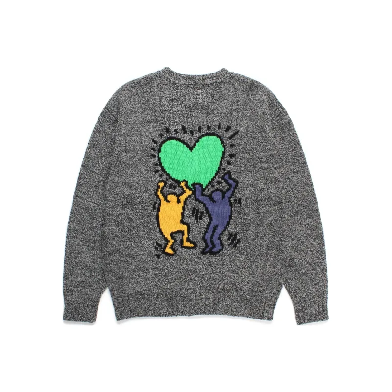 WACKO MARIA x ·/Keith Haring FW24 Sweater Unisex Gray-0