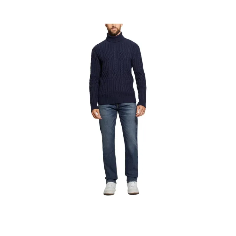 GUESS Sweaters Men Blue-0