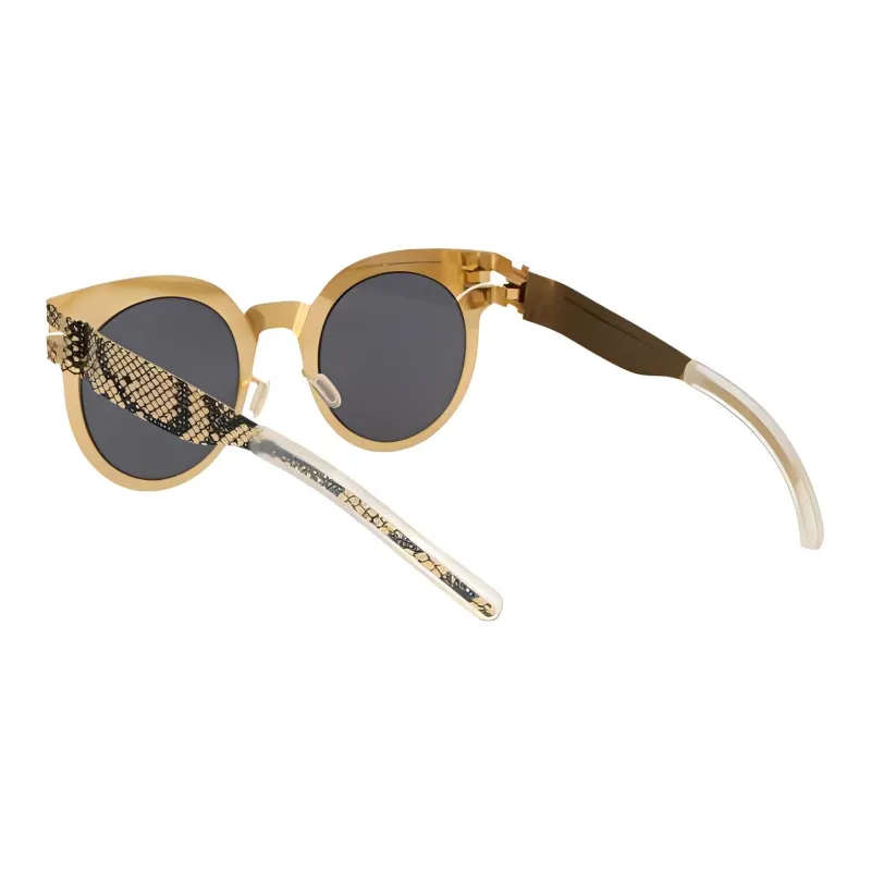 MYKITA Python Round frame Sunglasses-3