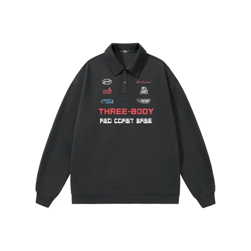 THREE BODY Polo Shirts Unisex-4