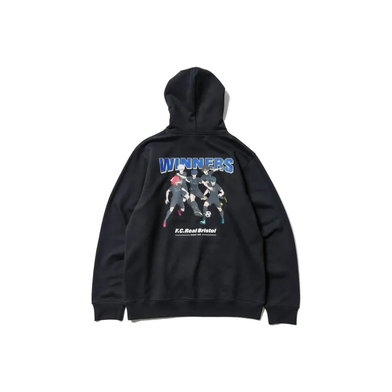 F.C Real Bristol BLUE LOCK Collaboration Sweatshirts Unisex Black-0