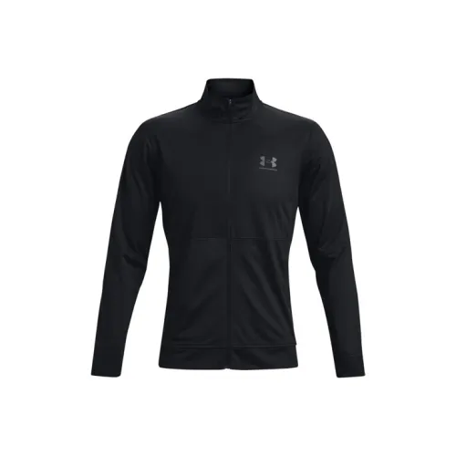 Under Armour Men's Pique Track Jacket Black