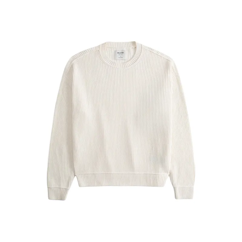 Hollister Sweaters Men White-0