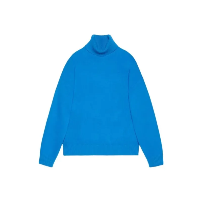 GUCCI Logo Tag Turtleneck Sweater-4