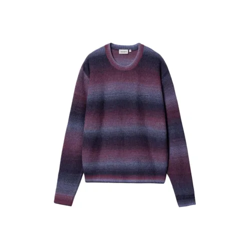 Carhartt WIP Space Dye Sweater Sweater Men's Purple