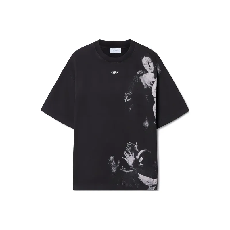 OFF WHITE Blurred Mary Skate Short Sleeve Tee-0