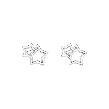 WAW S999 Fine Silver Stud Earrings Women's