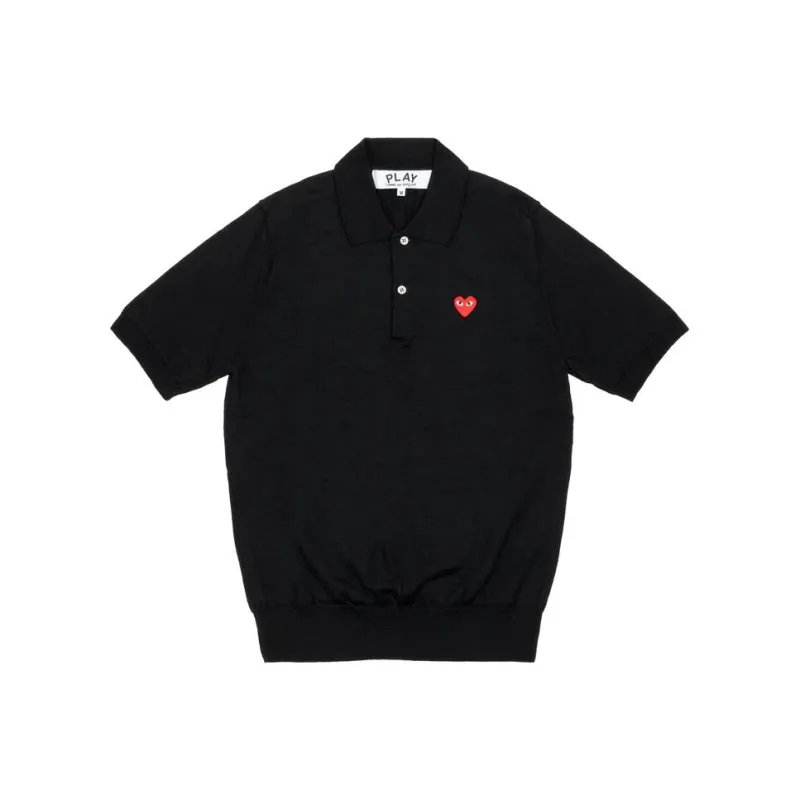 CDG Play Sweaters Unisex Black-0