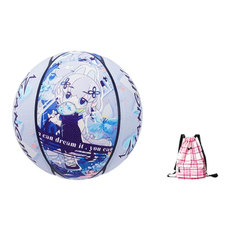 Kuangmi PU Basketball Blue Size 7 Ball Street Training Unisex-13