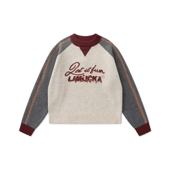 LAMLICKA Sweater Unisex Apricot