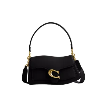 COACH Tabby Glove Tanned One Shoulder Handbag Large Size Women's Black