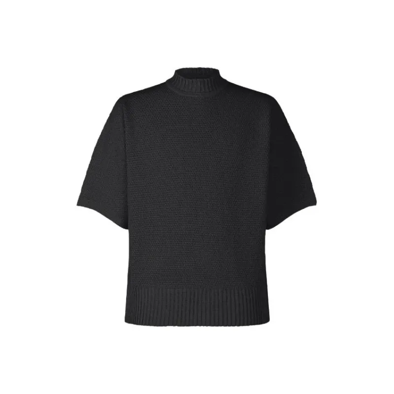 ISSEY MIYAKE Rustic Knit Knitwear Men's Black-0
