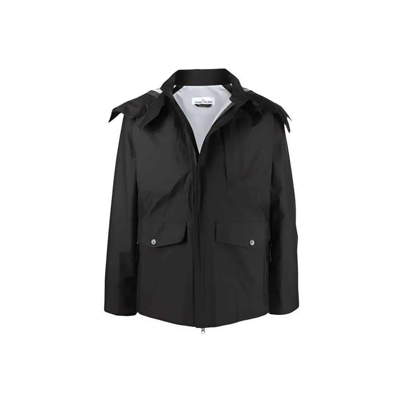 STONE ISLAND STONE ISLAND SS23 Marina Jackets Men Black-0