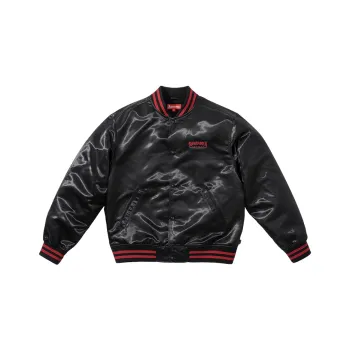 Supreme Thrasher Satin Varsity Jacket