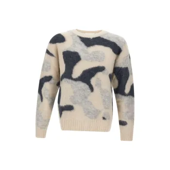 CLOSED Brushed Camouflage-jacquard Jumper