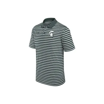 Nike Michigan State Spartans Primetime Victory Striped Men's Nike Dri FIT College Polo