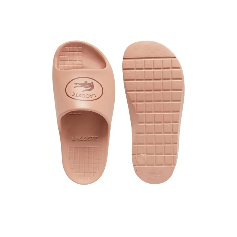 LACOSTE Logo print Slides Women's-4