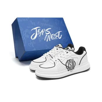 JEANSWEST Air Force 1 Slip Resistant, Abrasion Resistant, Lightweight, Breathable Low Top Skateboard Shoes Unisex