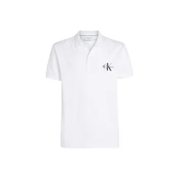 Calvin Klein Logo embroidered Piqué Polo Shirt