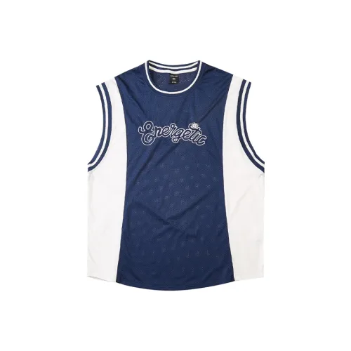 WAYNEXZAVIER Tank Tops Men Blue