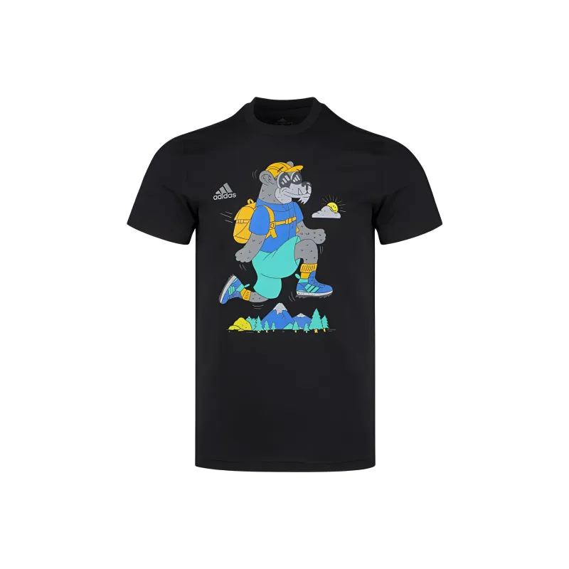 Adidas GFX BEAR TEE T-Shirt Men's Black-0
