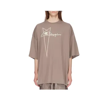 Champion X RICK OWENS Champion Co branded Edition T Shirts Men Brown
