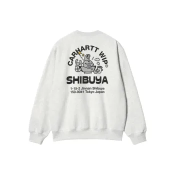 Carhartt WIP Shibuya Grand Opening Limited Sweatshirts Unisex Gray