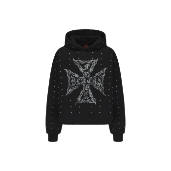 BLACK8MOB AW24 Sweatshirt Unisex Black