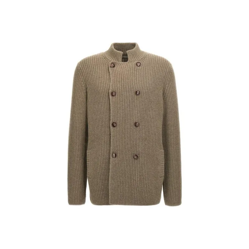 Brunello Cucinelli Double Breasted Knit Cardigan-0