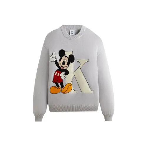 KITH X Disney Mickey & Friends Mickey K Crewneck Sweater