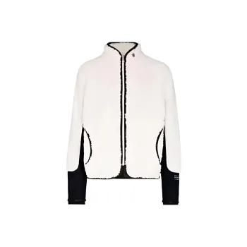 MONCLER GENIUS Frgmt Hiroshi Fujiwara Logo Zip Up Fleece Cardigan