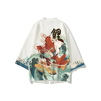 SANSYAS MAODAREN Loose Fit Jacket Unisex White