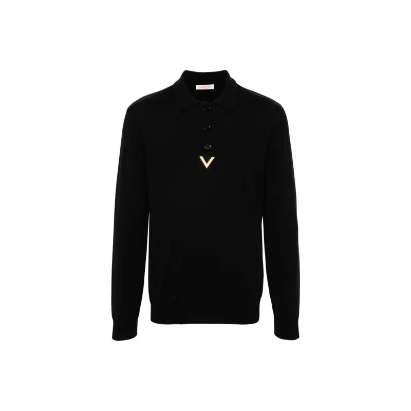 Valentino Polo Shirt Men's Black-0