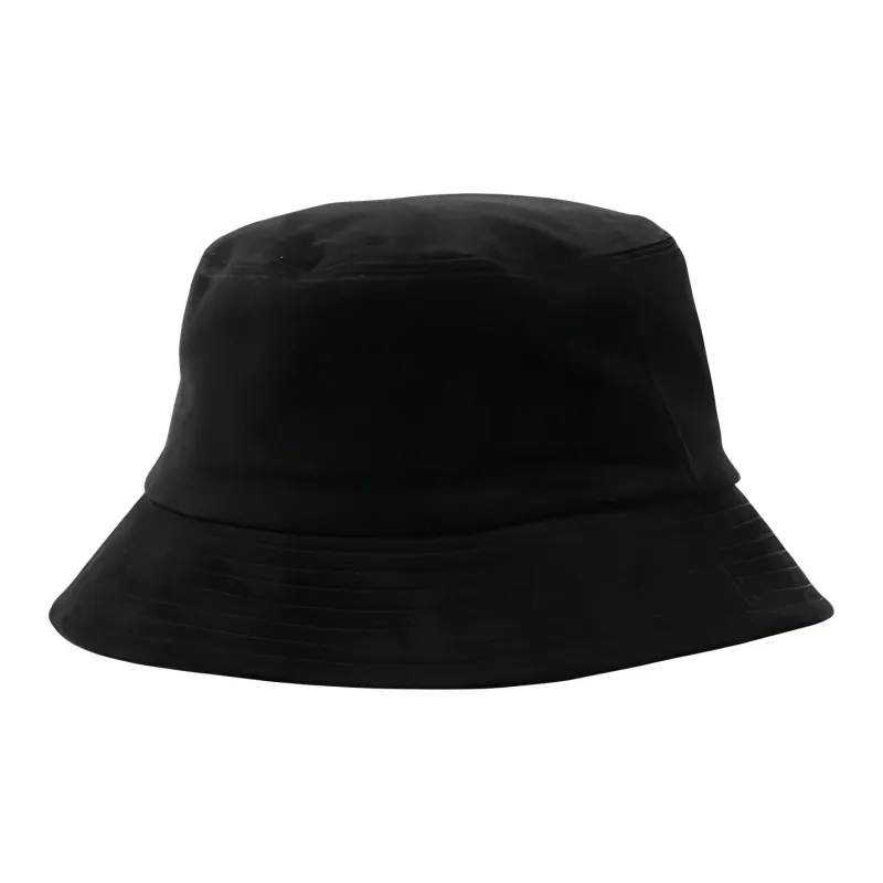 Beams Sheepskin Pigskin Leather Bucket Hats Men's Black-3