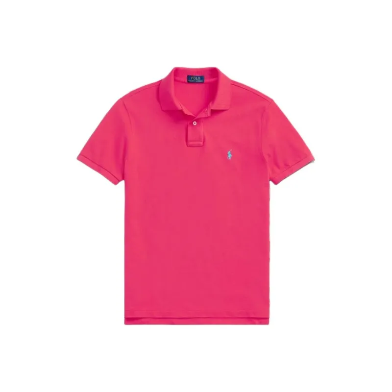 Polo Ralph Lauren SS24 Polo Shirt Men's Sky Pink-0
