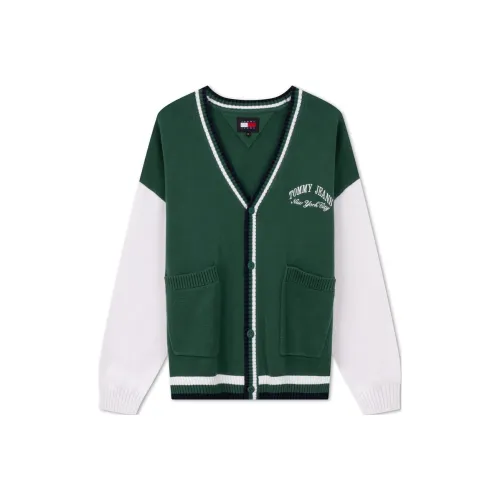 Tommy Hilfiger Knitwear Unisex Green White Multicolor