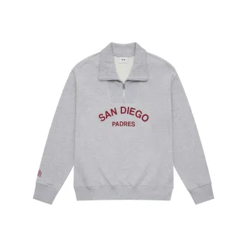 MLB Preppy Style Collection San Diego Padres 24FW Sweatshirt Unisex Heather Gray