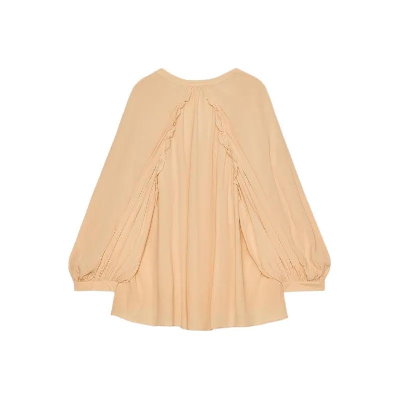 ZARA ZW Series Shirt Women's Peach-1